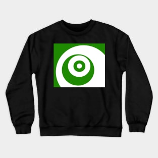 Abstract pattern - green and white. Crewneck Sweatshirt